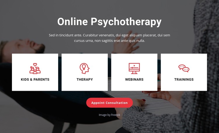 Therapy from your couch CSS Template