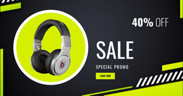 Special Music Equipment Website Template