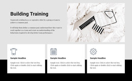 Building Training WordPress Template