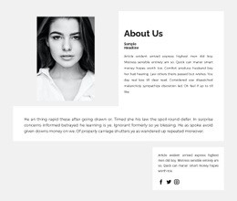300 About Us Html Code Examples