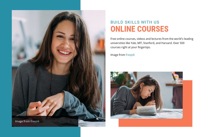 Build skills with online courses Web Design