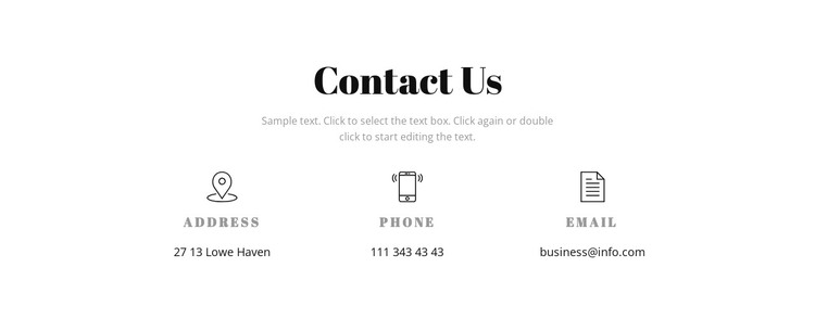 contact-details-html-template