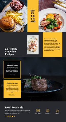 300 Food & Restaurant CSS Templates