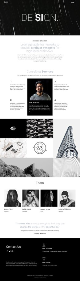 Amazing portfolio CSS Template