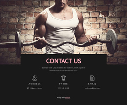 Sport Club Contacts Customize Website Features