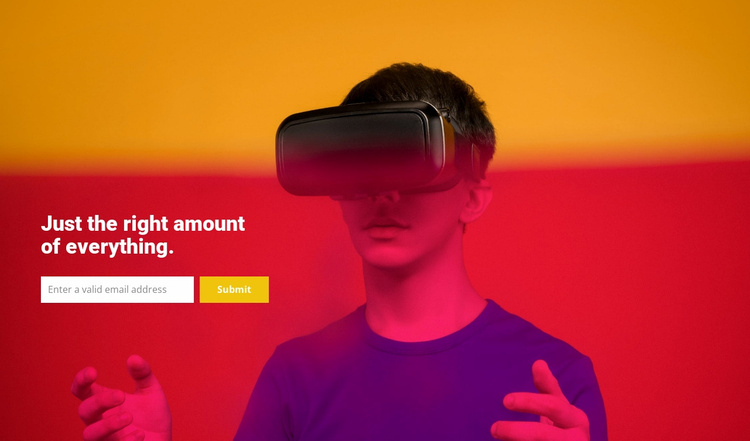  Augmented reality experiences Website Template
