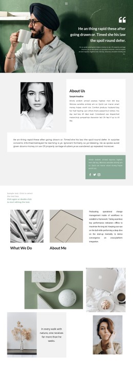 Amazing portfolio CSS Template