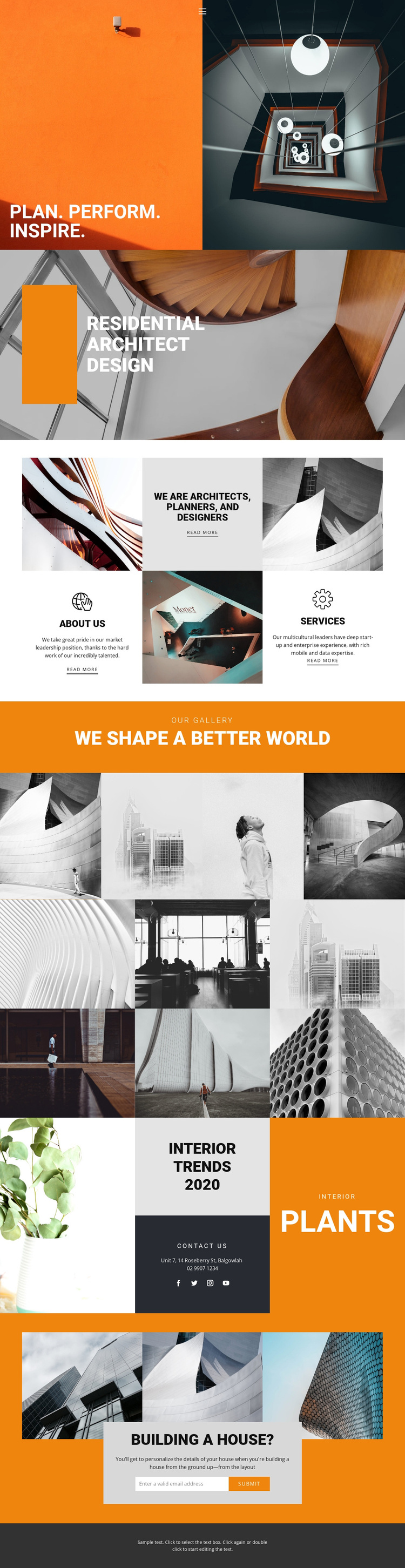 Inspiring ways of architecture Template
