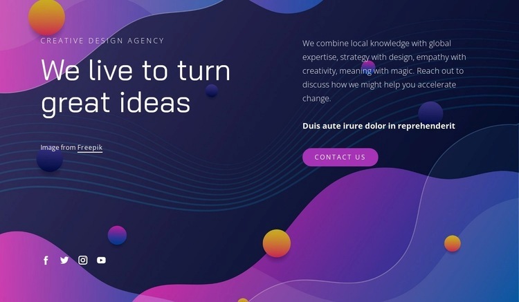 We Combine Meaning With Magic Web Page Designer