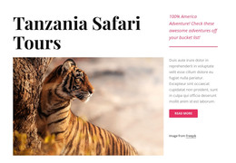 Tanzania Safari Tours Creative Agency