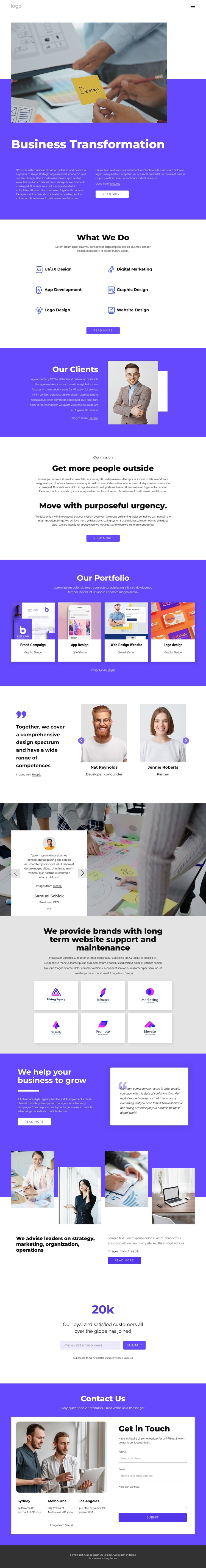 Global management consulting firm HTML5 Template