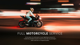 Full Motorcycle Service Build Web Hosting