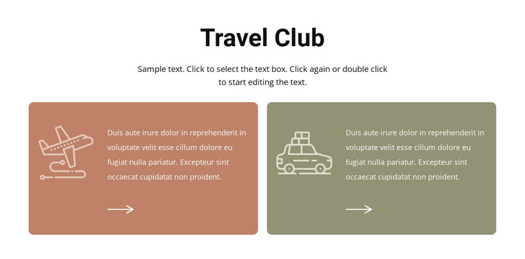 Travel club HTML5 Template
