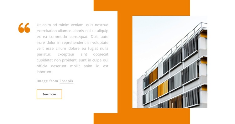 Building quote HTML5 Template