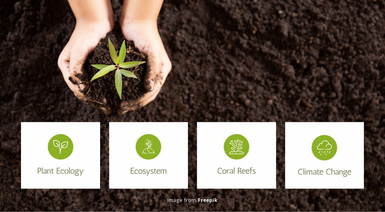 Download Plant Ecology And Ecosystem Website Mockup