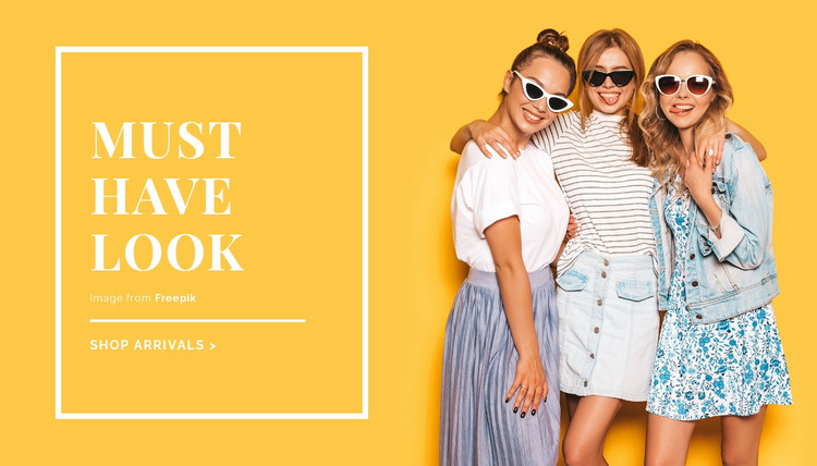 Summer outfit ideas Website Mockup