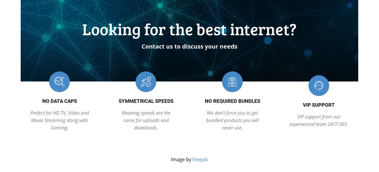 Quick Internet Setup Homepage Design