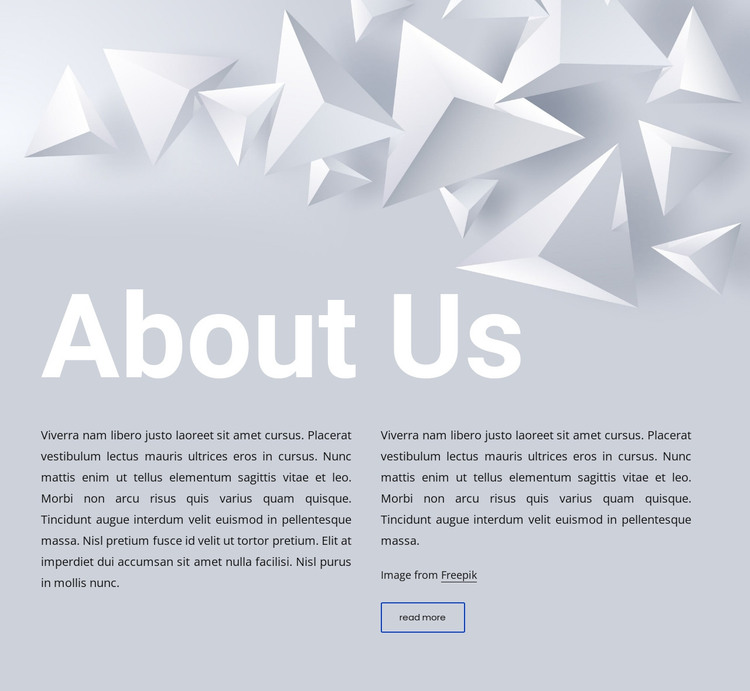 Text on abstract background WordPress Theme