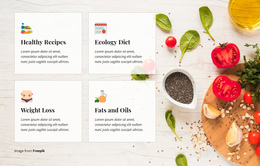 Vegetarian Dinner Recipes Website Designer