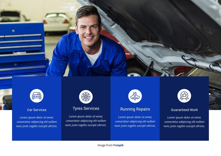 Car repair and services CSS Template