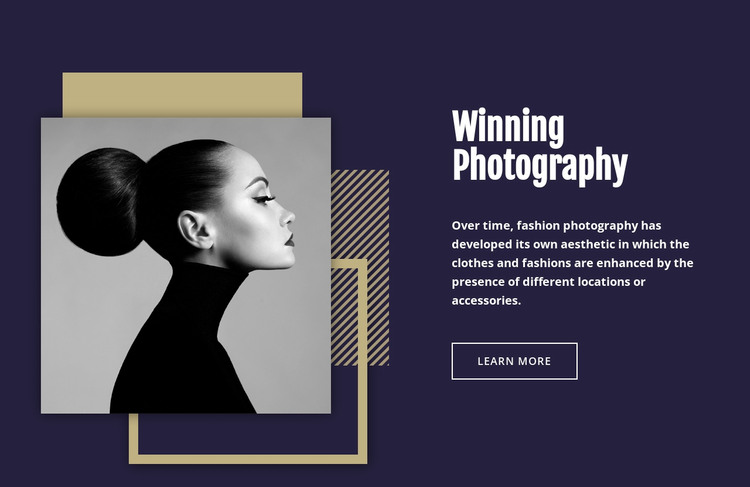 Winning Fashion Photography Web Design