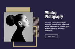 Winning Fashion Photography Builder Offers Pages