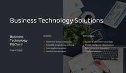 Business Technology Platform WordPress Portfolio Themes