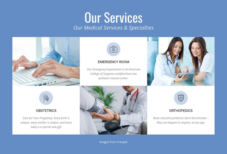 Medical Services Joomla Page Builder