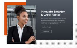 Innovate Smarter & Grow Faster Business Website