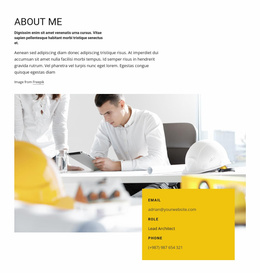 Architect Job Profile Website Template