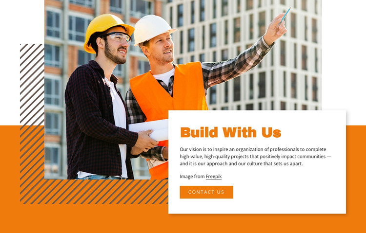 Build With Us WordPress Theme