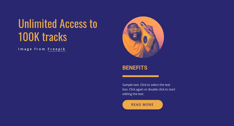 Unlimited access Joomla Template