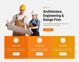 Architecture, Engineering & Design Firm Web Page Editor