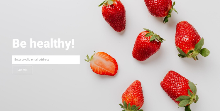 Be healthy eat fruit Joomla Template
