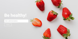 Be Healthy Eat Fruit WordPress Template
