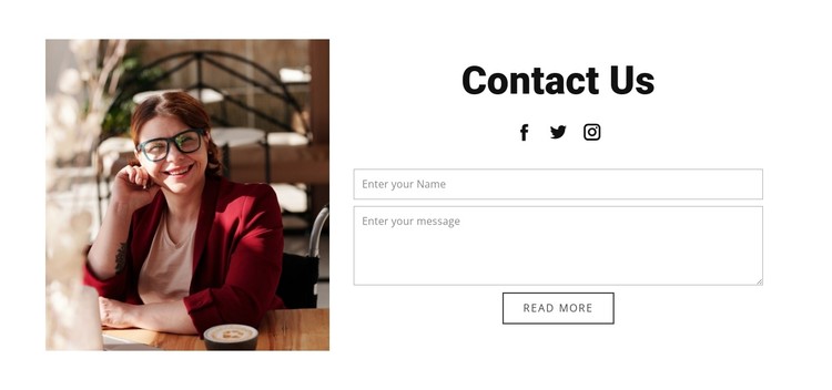 Contact with business studio CSS Template