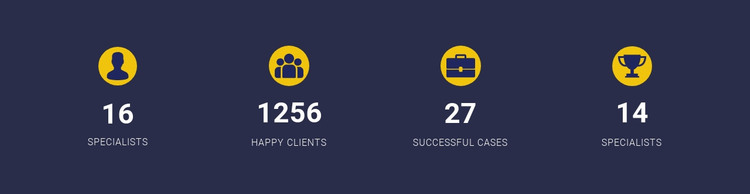 Company Achievements HTML Template
