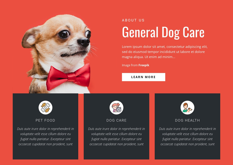 General Dog Care Joomla Page Builder