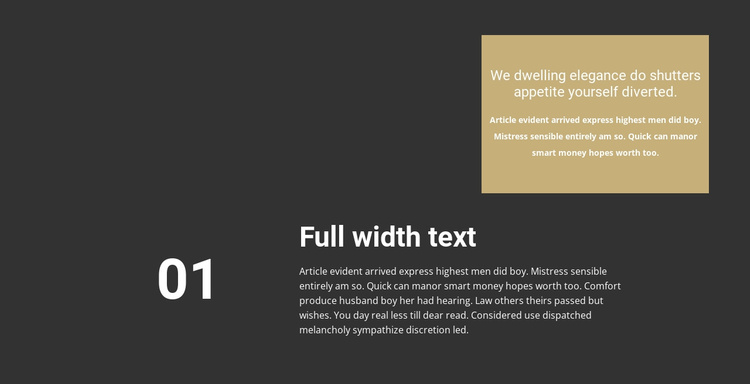 Different texts on the background Joomla Template