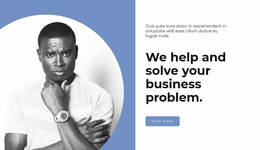 Helps Solve Problems Free Html5 Theme Templates