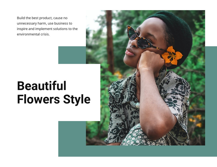 Flowers style Template
