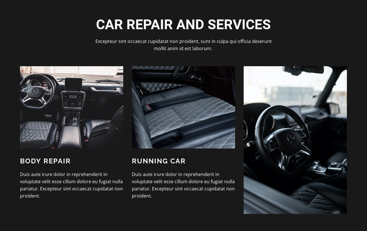 Car repair WordPress Theme