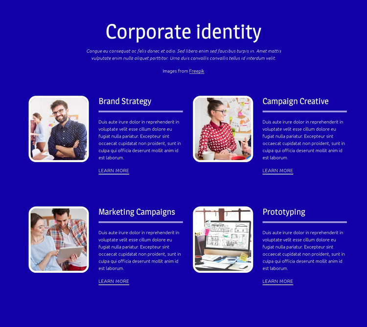 Corporate branding HTML5 Template