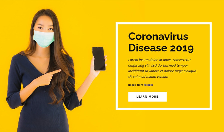 Coronavirus Desease HTML Template