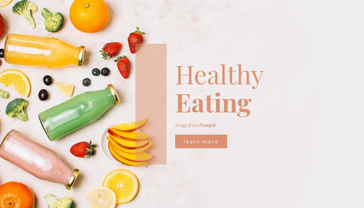 Healthy Eating Website Design
