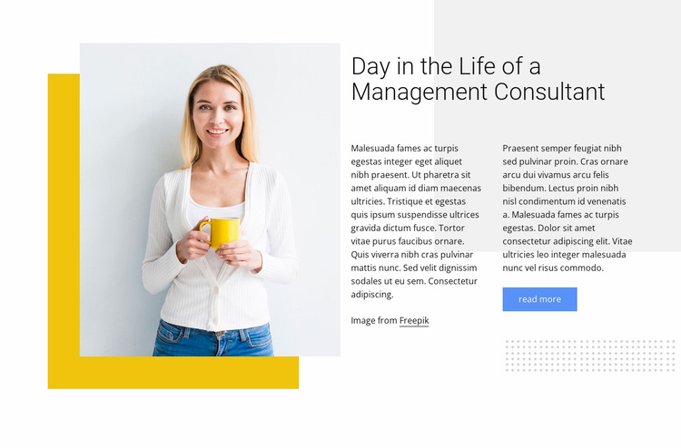 Management consultant Website Design