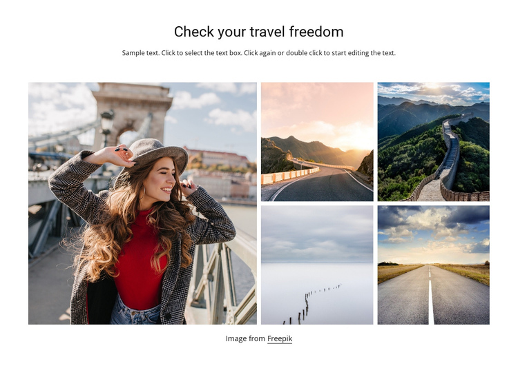 Travel freedom Website Builder Software