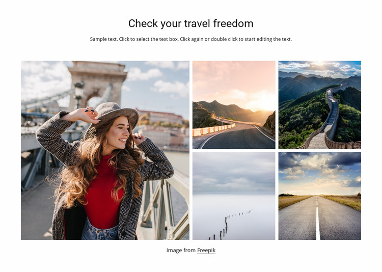 Travel freedom WordPress Website Builder