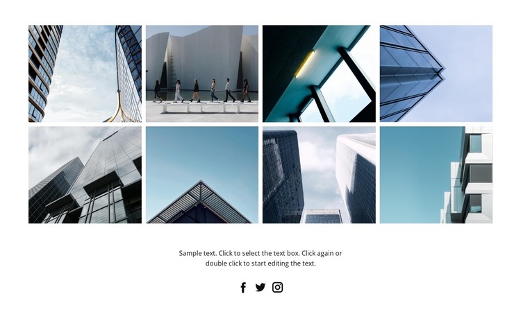 Business architecture style HTML Template