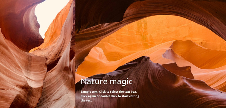 Nature magic WordPress Website Builder